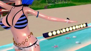 【MMDカメラ配布】レムラムでDEEP BLUE TOWNへおいでよ【コイカツMMD】【紳士向け】
