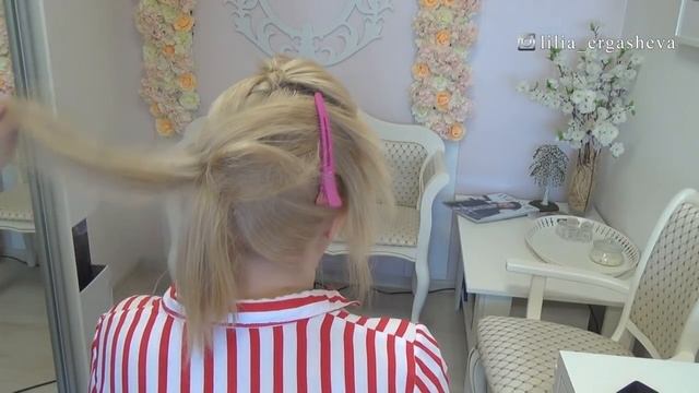 Красивые прически пошагово.Прическа на короткие волосы за 5 минут.Супер легкий способ!