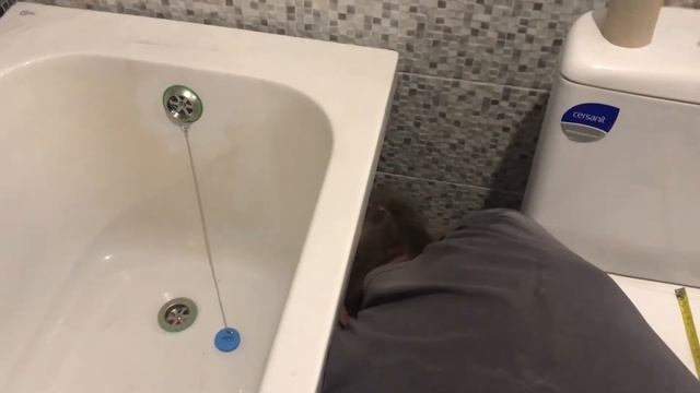 Как подключить ванну к канализации смотреть онлайн