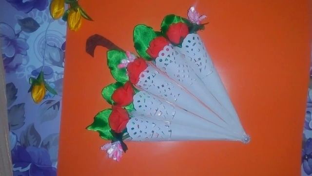 ОткрьІтка зонтик с цветами своими руками смотреть онлайн