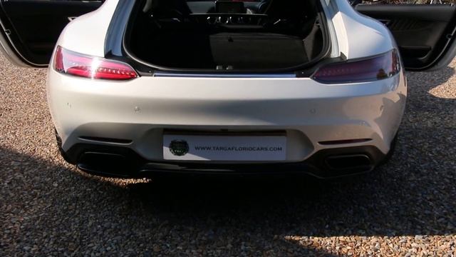 Mercedes-Benz GTS 4.0 V8 Speedshift DCT Automatic in Diamond White 2015 смотреть онлайн