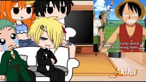 | One piece reacts to Zosan | Zoro X Sanji |