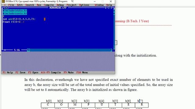 Array in C part 1 смотреть онлайн