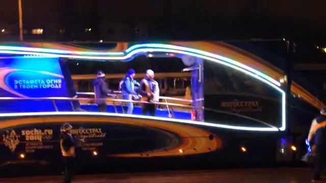 Эстафета олимпийского огня в Тольятти (декабрь 2013) - ч.1 смотреть онлайн