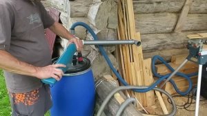 Рейсмус MAKITA 2012 NB и циклон. Подключение пылеотсоса.