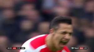 Alexis Sanchez vs Liverpool (Home) 14-15 HD 720p (EC)