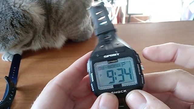 Часы TPW ws SYNOKE - часы с Али с большими цифрами. смотреть онлайн