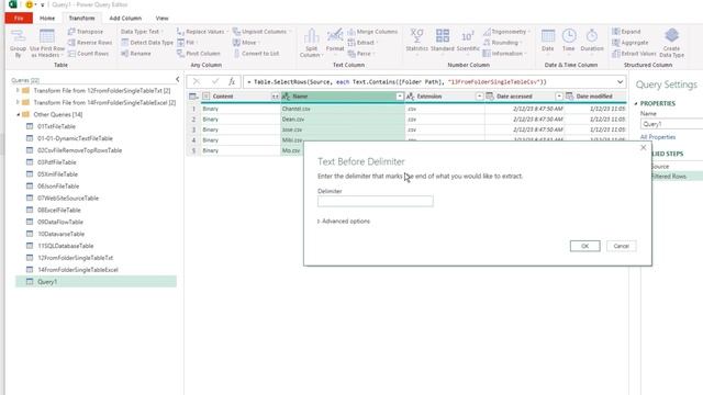 Power Query and  M Code to Import &Transform Data: 20 Epic Examples! 365 MECS 13