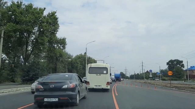 Мост Малиновского открыли в Ростове на Дону после ремонта.