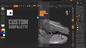 13. Инструменты Zbrush Custom UI and Hotkeys