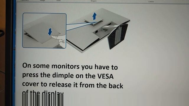 How to remove the VESA cover on the Dell monitor. E2420H,S2421H,S2721H,S2721D,SE2422H,SE2722H. смотреть онлайн