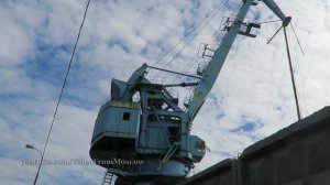 МосИнжБетон - разгрузка баржи // 14 июля 2018 г