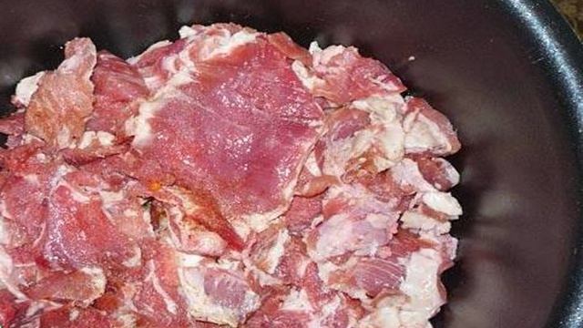 Жаркое из свинины в мультиварке