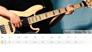 Avicii - Wake Me Up_Bass Cover Solution No.107 with TAB for 4string bass(아비치_웨이크 미 업 베이스 커버 타브 포함)