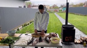 Рецепт ухи на курином бульоне!