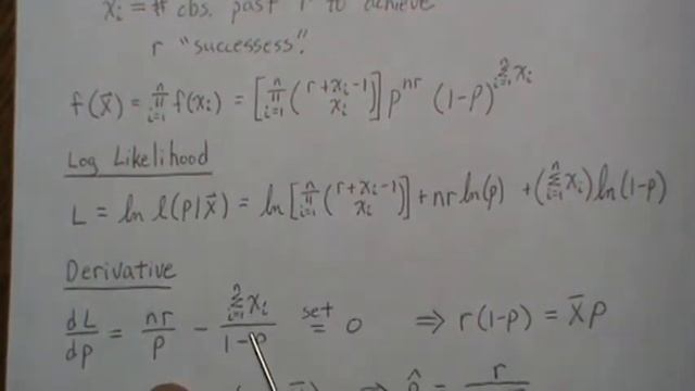 MLE of a Negative Binomial Distribution смотреть онлайн