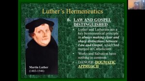 Hermeneutics in Reformation Period