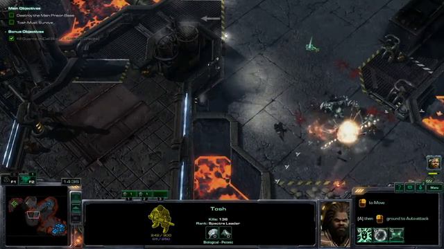 [STARCRAFT II] Wings of Liberty Campaign - BREAKOUT (CHOOSING TOSH) PLAYTHROUGH смотреть онлайн
