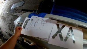 Нанесение гос номера на ПВХ лодку
