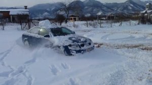 Audi A4 B6 Quattro on Snow