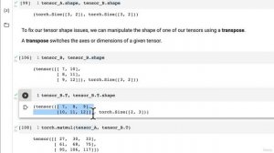 Matrix Multiplication Part 3 || Dealing With Tensor Shape Errors