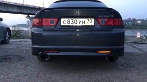 Honda Accord cl9 выхлоп HKS