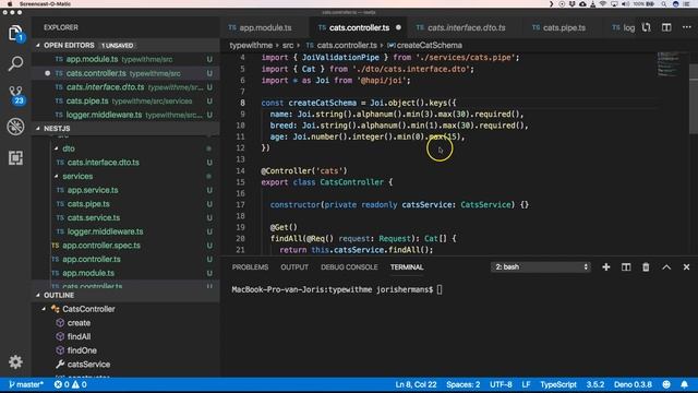 Nestjs: pipe