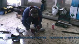 Удаление 2-х катализаторов и замена  глушителя на Subaru Forester