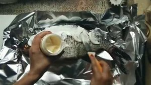 ?КАРП В МАЙОНЕЗЕ в  Запеченный в Духовке в фольге.Очень Вкусненько!!!