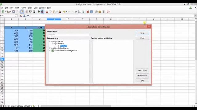 libreoffice calc assign macros to images смотреть онлайн
