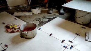 Монтаж плитки 60/60 с применением СВП.Строительный таймлапс ч.10