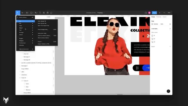 Design Clothing Website | UI design using Figma | #speedart #uiux смотреть онлайн