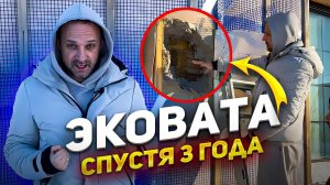 Что стало с Эковатой через 3 года! Реальный отзыв заказчика - разбираем Теплокаркас.