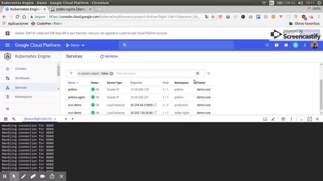 Continuous Deploy to Kubernetes Engine using Jenkins Part II смотреть онлайн