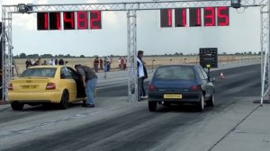 Dragracing Kiskunlacháza 2011.07.02 Renault Clio Turbo VS. Audi S4