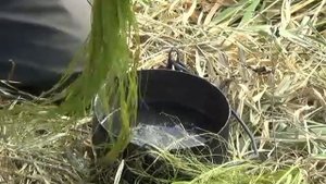 Кудель и пряжа из крапивы