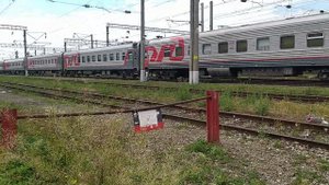 Пассажирский поезд: #135А Санкт-Петербург - Махачкала. Ст. Прохладная. СКЖД.