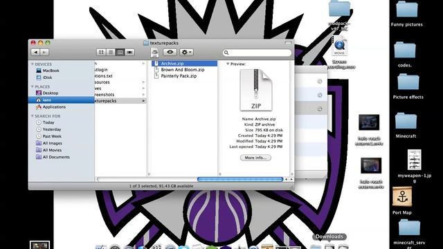How to install texture packs on Minecraft Beta 1.3_1(Higher or Lower) on Mac смотреть онлайн