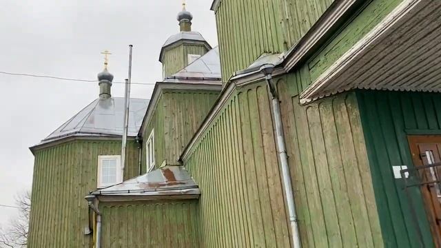 Деревянная церковь в Хиславичах 1880 года. Смоленская область