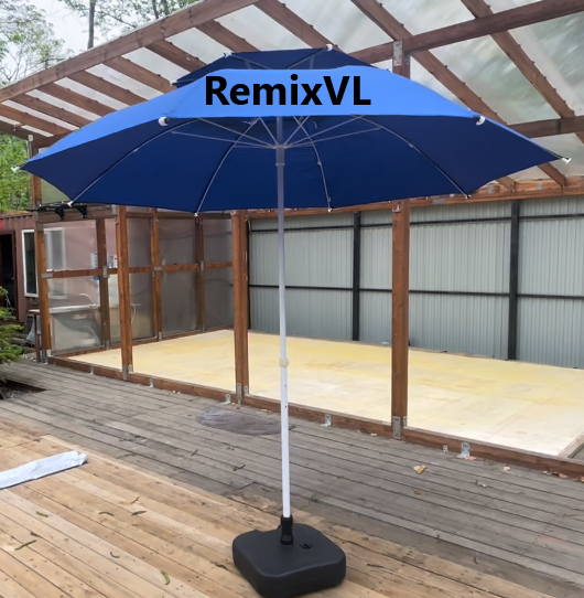 Магазин RemixVL: Зонт пляжный складной, двойной купол. Диагональ: 280 см