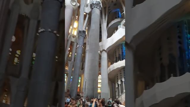 Барселонский собор Святого семейства (Sagrada Familia). Первое впечатление внутри