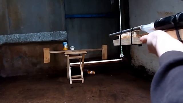 Homemade BB Gun- Lever action Rifle, Repeater, 5 Round Mag, 200FPS смотреть онлайн