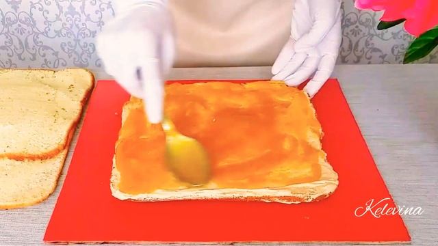 Торт "Жозефина"/Персиковый торт/Peach Cake Recipe