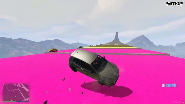 КАК ДАЛЕКО СПОРТИВНАЯ МАШИНА СМОЖЕТ ЗАБРАТЬСЯ ПО СТУПЕНЬКАМ ЛЕСТНИЦЫ ? - ЭКСПЕРИМЕНТЫ ГТА 5 смотреть онлайн