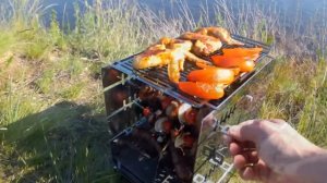 Настольный классический угольный гриль  (Classic Box-Grill)