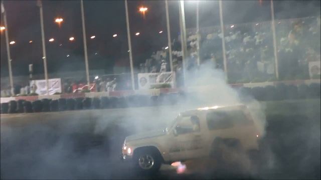 Tuned Nissan Patrol Drifting Hard Engine Blow - MEMTS 2012 Full HD!!! смотреть онлайн