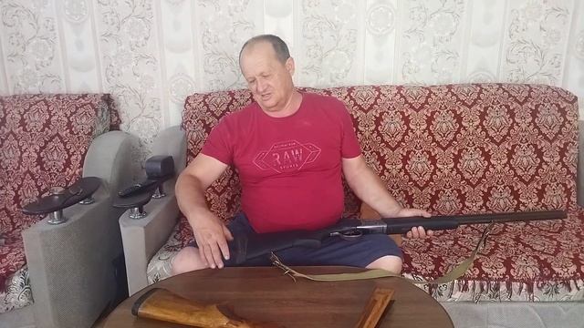 ИЖ 27 М, замена старого приклада и цевья, поменял дерево на пластик, смотрите что получилось смотреть онлайн