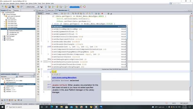 Java UI Design - Dashboard ( Part 1 )