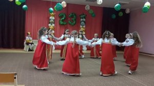 Танец "Русские красавицы", подготовительная группа