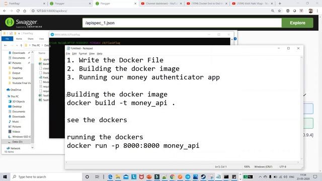 Docker Tutorial 6- Writing, Building And Running Docker Image| Machine Learning смотреть онлайн